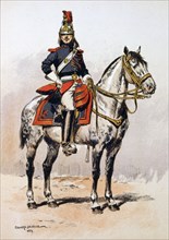 Republican Guard, 1871 (1887). Artist: A Lemercier