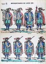 Musketeers of Louis XIII, 17th century (19th century). Artist: Unknown