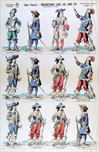 French Army; musketeers of Louis XIII and Louis XIV, 17th century (19th century). Artist: Unknown