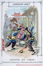 Assassination of the German Ambassador in Peking, Boxer Rebellion, China, 16 June 1900. Artist: Unknown