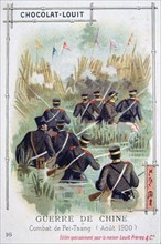 Combat at Pei-Tsang, China, Boxer Rebellion, August 1900. Artist: Unknown