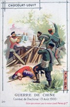 Combat at Dachirai, China, Boxer Rebellion, 9 August 1900. Artist: Unknown