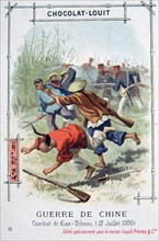 Battle at Kiao-Tcheou, China, Boxer Rebellion, 12 July 1900. Artist: Unknown