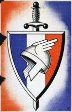 The symbol of the Legion of the French volunteers, 1941-1944. Artist: Unknown