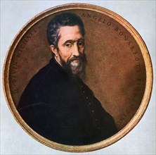 Michelangelo Buonarroti, Italian Renaissance artist, (1941). Artist: Unknown