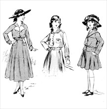 Dresses for young girls, 1915. Artist: Unknown