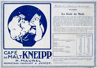 Kneipp Café de Malt, advertisment, 1915. Artist: Unknown