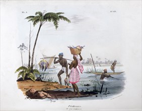 'Fisherman', 1828. Artist: Jean Henri Marlet