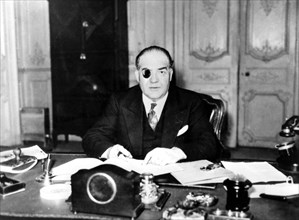 Xavier Vallat, Vichy French Commissioner-General for Jewish Questions, France, April, 1941. Artist: Unknown