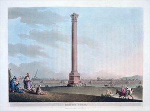 'Pompey's Pillar', 1801. Artist: Thomas Milton