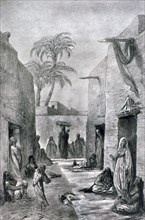 'A Street of Almees' (Egyptian dancing girls), Egypt, 1872. Artist: Alfred-Henri Darjou