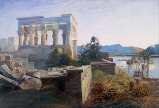 'Philae, Egypt', 19th century. Artist: Robert Dighton