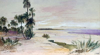 'Wadi Halfeh', 3rd Febuary 1867. Artist: Edward Lear