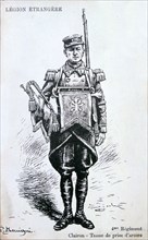Bugler, 4th Regiment of the French Foreign Legion, 20th century. Artist: Unknown