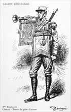 Bugler, 2nd Regiment of the French Foreign Legion, 20th century. Artist: Unknown