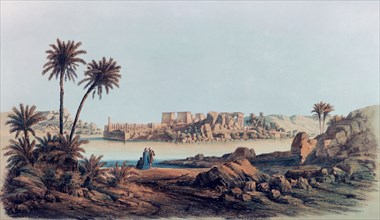 'Philae', Egypt, 1842-1845. Artist: E Weidenbach