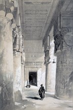 'Temple of Denderah', Egypt, 19th century.  Artist: Henry Pilleau