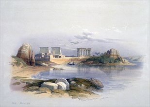 'Philae', 1838. Artist: David Roberts