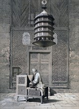 'Tomb Door, Mosque of Sultan Barquq', 19th century. Artist: Emile Prisse D'Avennes