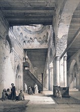 'Mosque of Ahmed Ibn Touloun', 19th century. Artist: Emile Prisse D'Avennes