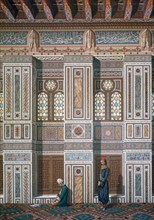'Main Room, Mosque of Ahmed el-Bordeyny', 19th century. Artist: Emile Prisse D'Avennes