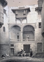'House of Beyt El-Tcheleby', 19th century. Artist: Emile Prisse D'Avennes