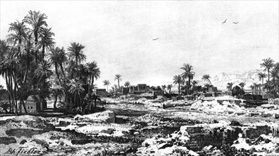 'Borough of Karnak, Egypt', 1881. Artist: G Heuer