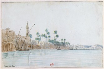 'Manfaloot, Egypt', 19th century. Artist: Wilkinson