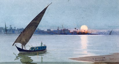 'Eastern Lake, Egypt', 1892. Artist: Robert Talbot Kelly