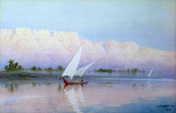'Boat on the Nile', 1903. Artist: Robert Talbot Kelly