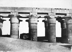 Temple ruins, Egypt, 1852.  Artist: Maxime du Camp