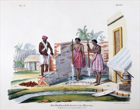 'Bricklayer', 1828. Artist: Marlet et Cie