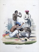 'Barbers', 1828. Artist: Marlet et Cie