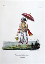 'Vamanavataram' (dwarf), 1828. Artist: Marlet et Cie