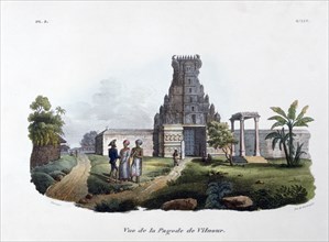 'The Pagoda of Vilnour', 1828. Artist: Marlet et Cie