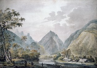 'View of Vaitepiha Valley, Tahiti', 1777. Artist: John Webber