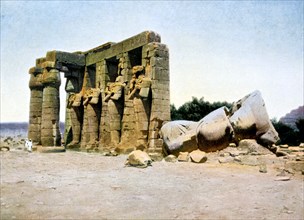 The Ramesseum, Thebes, Egypt, 20th Century. Artist: Unknown