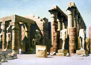 Temple of Rameses II, Luxor, Egypt, 20th Century. Artist: Unknown