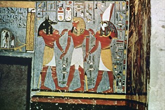 Mural from the Tombs of the Nobles, Thebes, Luxor, Egypt. Artist: Unknown