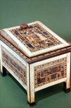 Wooden chest from the Tomb of Tutankhamun, 14th century BC. Artist: Unknown