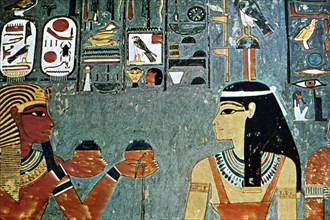 Mural from the Tombs of the Nobles, Thebes, Luxor, Egypt. Artist: Unknown