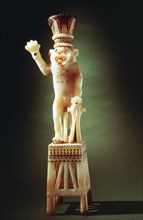 Lion figurine from the Tomb of Tutankhamen, 14th century BC. Artist: Unknown