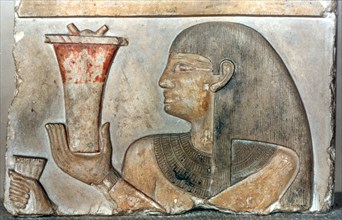 Detail of a bas relief from El-Bahrain, Egypt, 22nd-20th century BC. Artist: Unknown