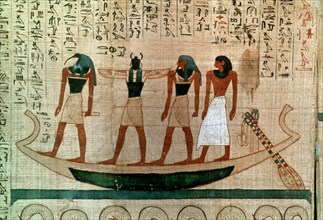 Ancient Egyptian papyrus, 11th-10th century BC. Artist: Unknown