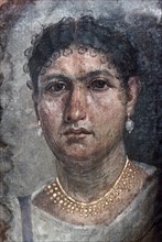 A Fayum portrait of Aline, also known as Ténos, 1st century. Artist: Unknown