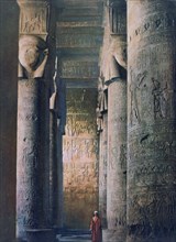 The Grand Hall, Temple of Hathor, Dendera, Egypt, 20th century. Artist: Unknown