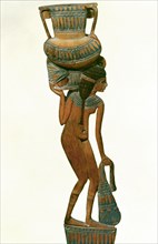 Spoon in the Form of a Young Girl Carrying a Vase. 18th Dynasty. Artist: Unknown