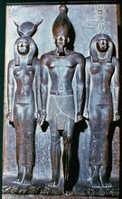 Three Egyptian Figures, Egypt, 2600 BC. Artist: Unknown