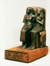 Amenemope and Female, Egyptian, 19th Dynasty. Artist: Unknown