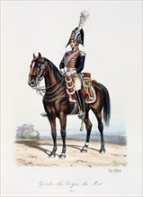 Gardes-du-Corps de Roi, 1814 Artist: Eugene Titeux